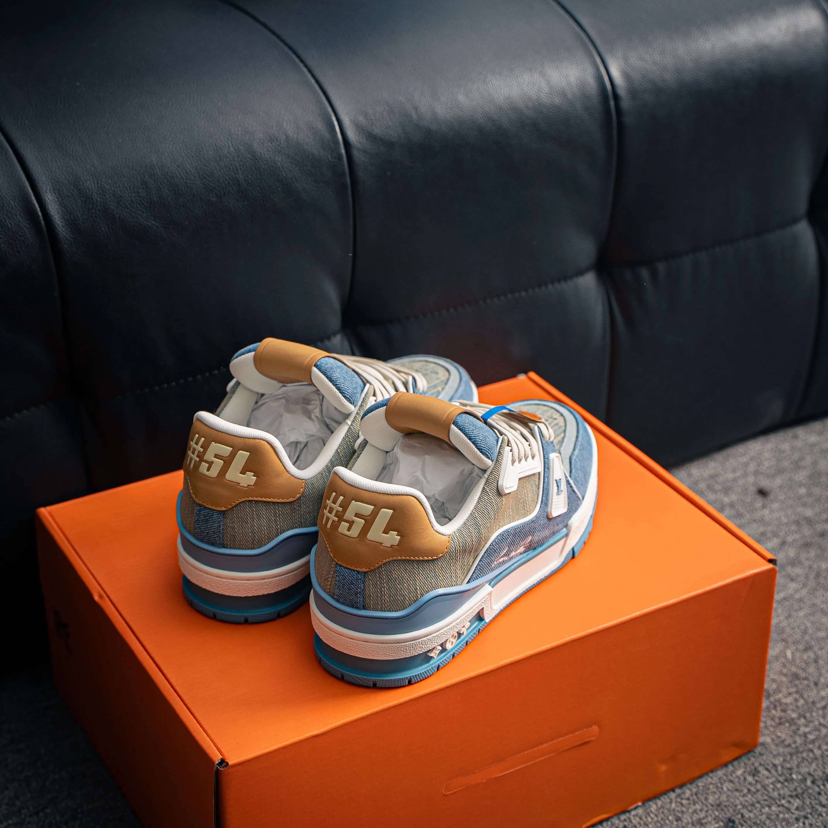 【VL 】 LOUIS VUITTON LV Trainer New Arrival ✦ Cowhide Leather Monogram ，Retro ✦ #54
